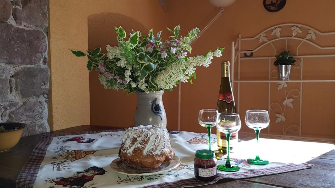 Gite A La Petite Fontaine-Plain Pied-Maison Alsacienne Renovee Avec Passion-4 Pers-4Nuitees Minimum Langensoultzbach Kültér fotó